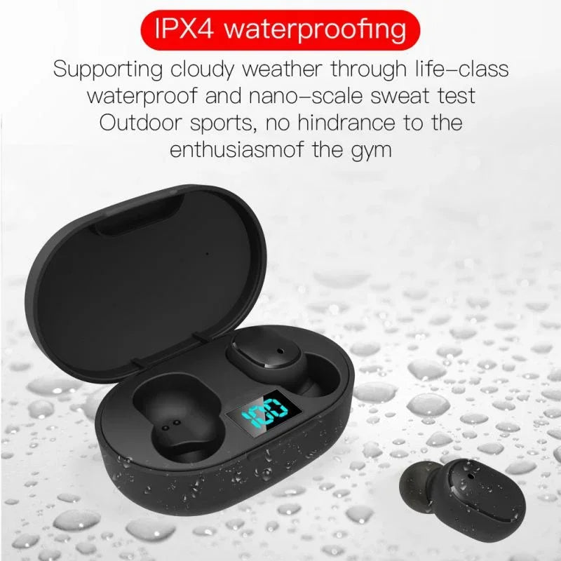 TWS E6S Fone Bluetooth Earphones Wireless Bluetooth Microphone Headphones