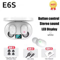 TWS E6S Fone Bluetooth Earphones Wireless Bluetooth Microphone Headphones