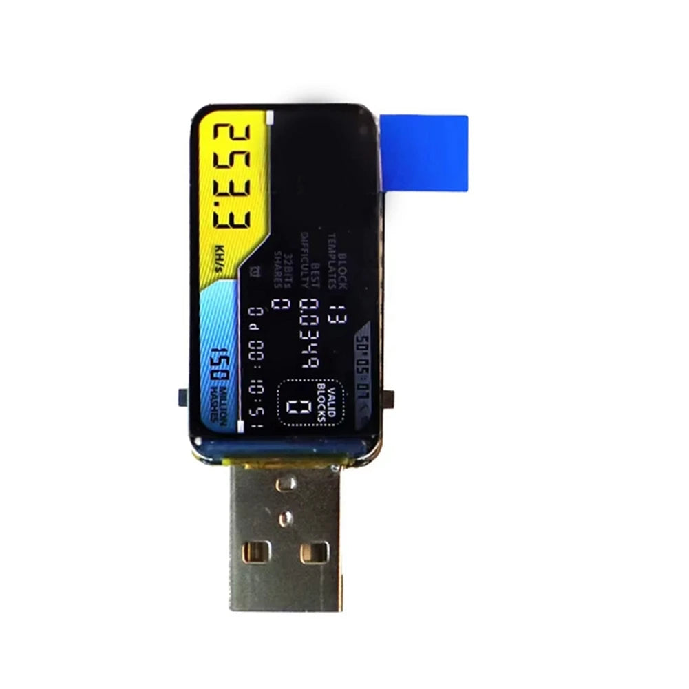For Nerdminer USB Bitcoin Miner 250KH/S BTC Solo Mining Machine With Smart LCD Display Mini BTC Lottery DIY Crypto Miner