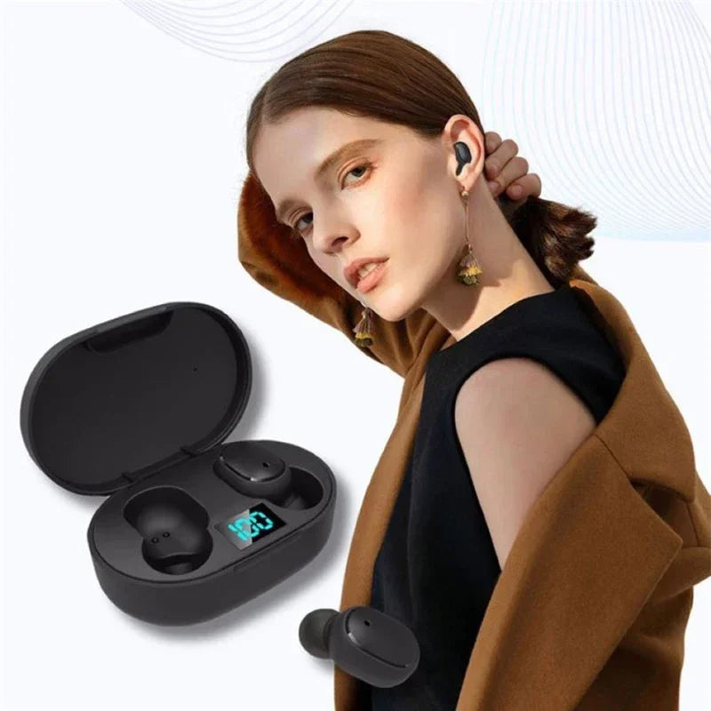 TWS E6S Fone Bluetooth Earphones Wireless Bluetooth Microphone Headphones